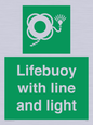 SL7254: Lifebuoy with line and light