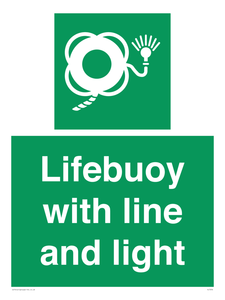 SL7254: Lifebuoy with line and light