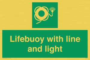 SL7254: Lifebuoy with line and light