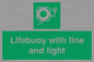 SL7254: Lifebuoy with line and light