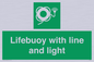 SL7254: Lifebuoy with line and light