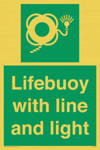 SL7254: Lifebuoy with line and light