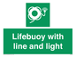 SL7254: Lifebuoy with line and light