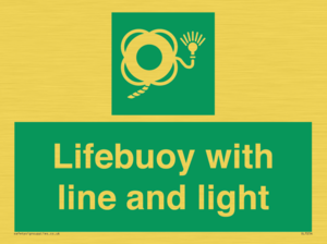 SL7254: Lifebuoy with line and light
