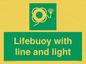 SL7254: Lifebuoy with line and light
