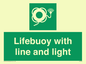SL7254: Lifebuoy with line and light