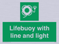 SL7254: Lifebuoy with line and light