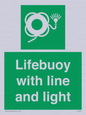 SL7254: Lifebuoy with line and light