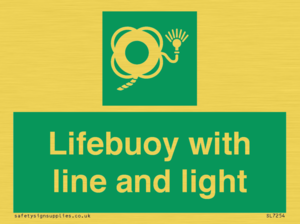 SL7254: Lifebuoy with line and light