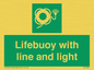 SL7254: Lifebuoy with line and light