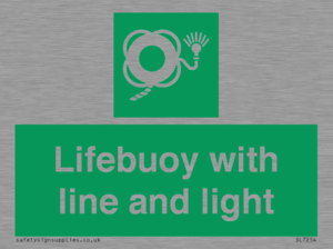 SL7254: Lifebuoy with line and light