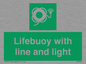 SL7254: Lifebuoy with line and light