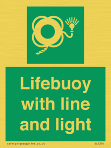 SL7254: Lifebuoy with line and light