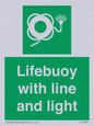 SL7254: Lifebuoy with line and light