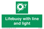 SL7254: Lifebuoy with line and light
