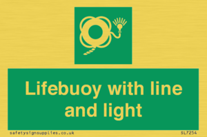 SL7254: Lifebuoy with line and light