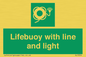 SL7254: Lifebuoy with line and light