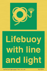 SL7254: Lifebuoy with line and light