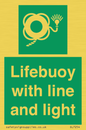 SL7254: Lifebuoy with line and light
