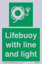 SL7254: Lifebuoy with line and light