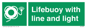 SL7254: Lifebuoy with line and light