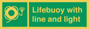 SL7254: Lifebuoy with line and light