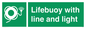 SL7254: Lifebuoy with line and light