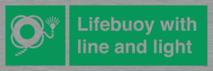 SL7254: Lifebuoy with line and light