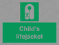 SL7256: Child's lifejacket