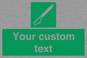 SL7282: Custom sign safe condition Line throwing appliance
