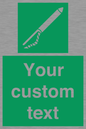 SL7282: Custom sign safe condition Line throwing appliance