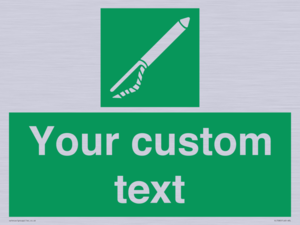 SL7282: Custom sign safe condition Line throwing appliance