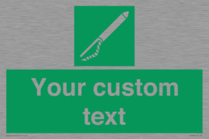SL7282: Custom sign safe condition Line throwing appliance