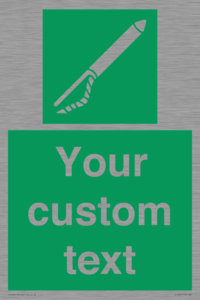 SL7282: Custom sign safe condition Line throwing appliance
