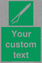 SL7282: Custom sign safe condition Line throwing appliance