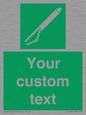 SL7282: Custom sign safe condition Line throwing appliance