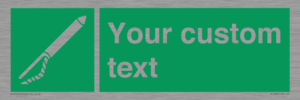 SL7282: Custom sign safe condition Line throwing appliance