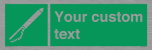 SL7282: Custom sign safe condition Line throwing appliance