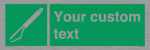 SL7282: Custom sign safe condition Line throwing appliance