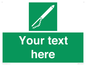 SL7282: Custom sign safe condition Line throwing appliance