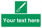 SL7282: Custom sign safe condition Line throwing appliance