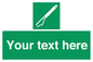 SL7282: Custom sign safe condition Line throwing appliance