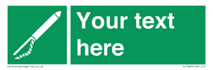 SL7282: Custom sign safe condition Line throwing appliance
