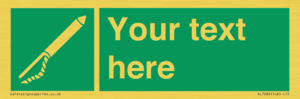 SL7282: Custom sign safe condition Line throwing appliance