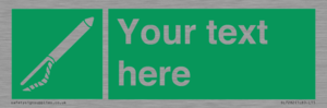 SL7282: Custom sign safe condition Line throwing appliance