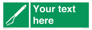 SL7282: Custom sign safe condition Line throwing appliance