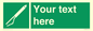 SL7282: Custom sign safe condition Line throwing appliance