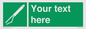 SL7282: Custom sign safe condition Line throwing appliance