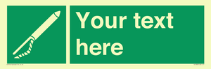 SL7282: Custom sign safe condition Line throwing appliance