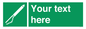 SL7282: Custom sign safe condition Line throwing appliance
